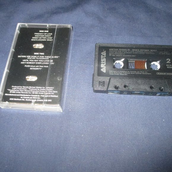 Aretha Franklin - Who's Zoomin' Who? on cassette (RCA Records Canada , 1985) - Picture 2 of 2